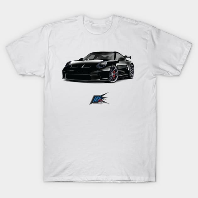 porsche 992 gt3 T-Shirt by naquash